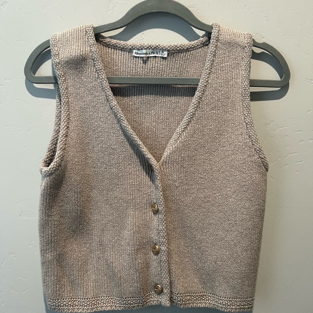 The A&F Mara Button-Up Sweater Vest